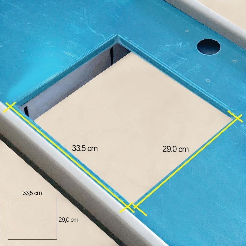 Empacotador Check Out 1,50 Caixa De Supermercado Com Recorte Para Balança Branco - Sa Gondolas - 2