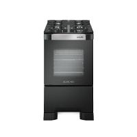 Fogão 4 Bocas Mueller Decorato Vetro G3 Preto Fosco Bivolt - 1