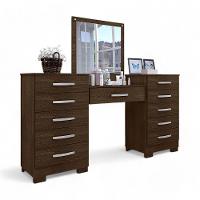 Conjunto Para Quarto De Cômodas E Penteadeira Pétala Malbec - 4