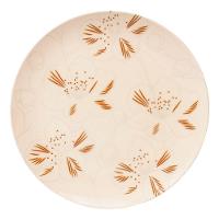 Jogo De Pratos Rasos Em Cerâmica Unni Com 6 Peças 26cm Oxford Orquídea - 1