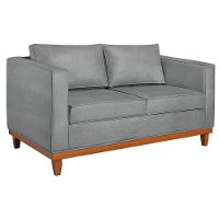 Kit Sofa 2 Lugares E 2 Poltronas Europa Bouclé Adj Decor Cinza - 1