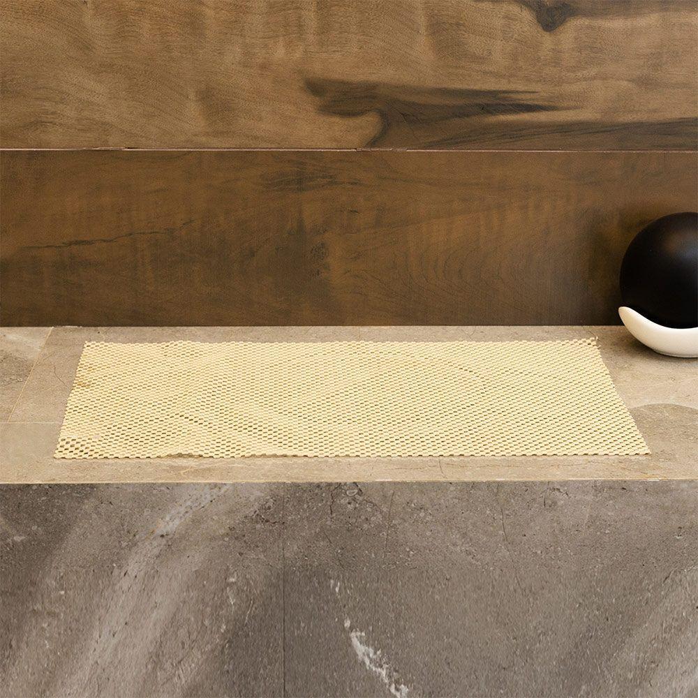 Jogo 4 Lugar Americano Retangular Mesa Pvc Antiderrapante Flex Bege 45x30cm Lyor - 2