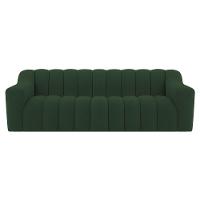Sofá 2 Lugares Luxo Recepção Escritorio Sala Elegance 150cm Linho Verde - 2