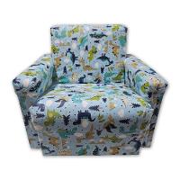 Poltrona Infantil Sofazinho Reforçada Decoração Modelos Dinossauros - 1