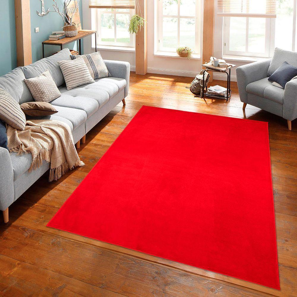 Tapete Antiderrapante Carino 06 Vermelho 0,50x0,80m - 6