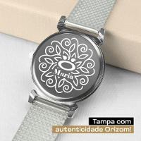 Relogio Prata + Colar Brinco Qualidade Premium Inoxidável - 3