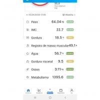 Balança Digital Para Banheiro De Bioimpedância Bluetooth - 7