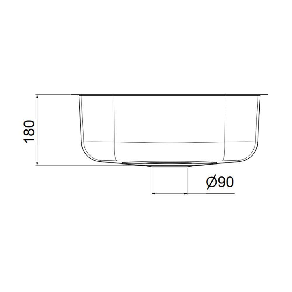Cuba De Embutir Invicta 46x34x18 Aço Alto Brilho Docol - 3
