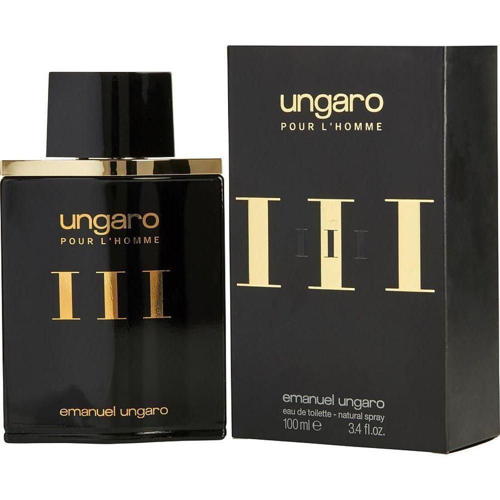 Perfume Masculino Ungaro Iii Ungaro Eau De Toilette Spray 100 Ml (nova Embalagem) - 1