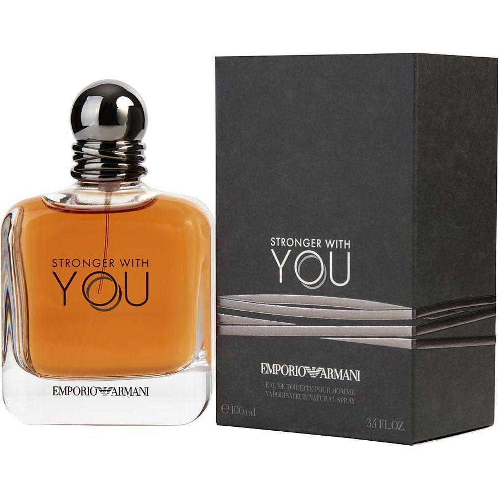 Perfume Masculino Emporio Armani Stronger With You Giorgio Armani Eau De Toilette Spray 100 Ml - 1