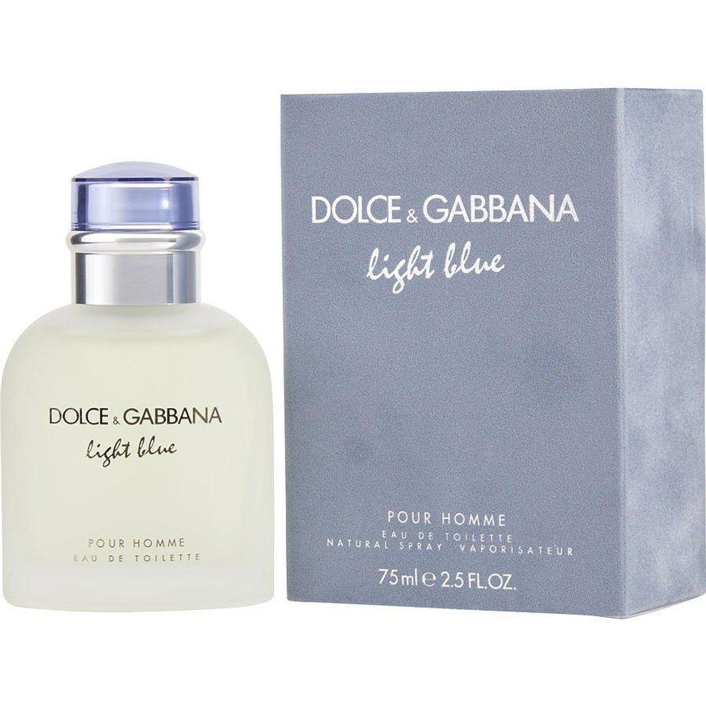 Perfume Masculino D & G Light Blue Dolce & Gabbana Eau De Toilette Spray 75 Ml - 1