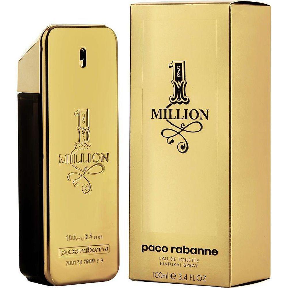 Perfume Masculino Paco Rabanne 1 Million Paco Rabanne Eau De Toilette Spray 100 Ml - 1