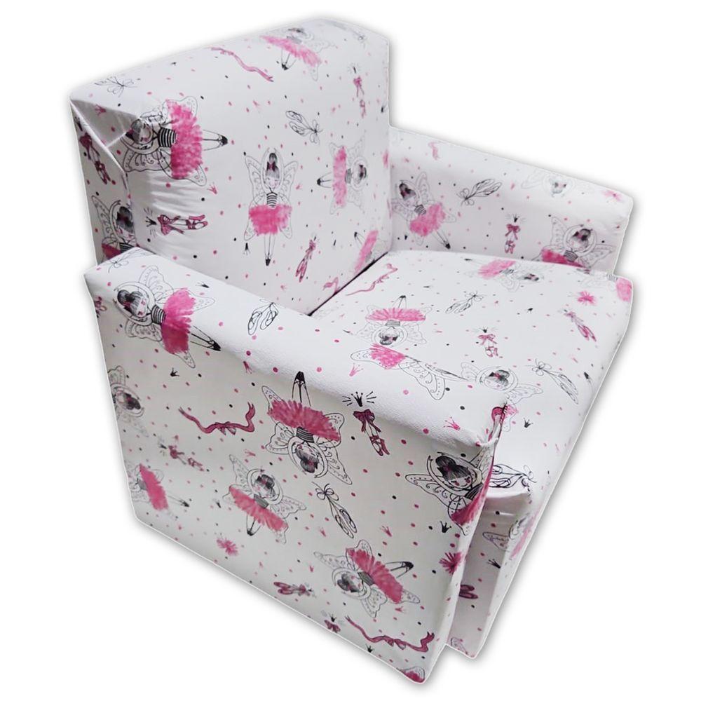 Poltrona Infantil Sofazinho Reforçada Decoração Modelos Bailarina Rosa - 6