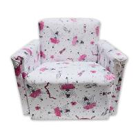Poltrona Infantil Sofazinho Reforçada Decoração Modelos Bailarina Rosa - 1