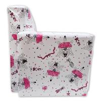 Poltrona Infantil Sofazinho Reforçada Decoração Modelos Bailarina Rosa - 3