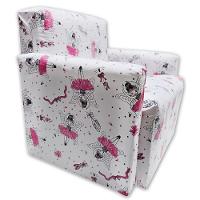 Poltrona Infantil Sofazinho Reforçada Decoração Modelos Bailarina Rosa - 7