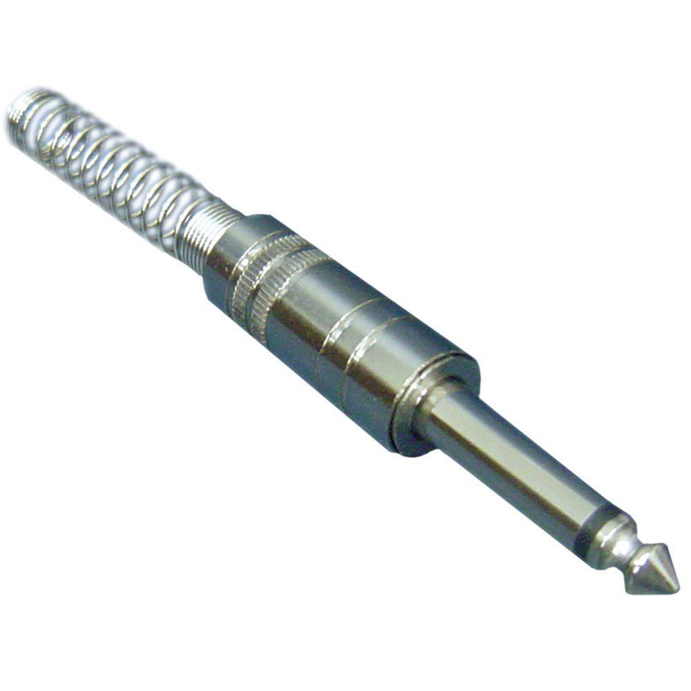 Plug Especial P10 Mono Metal Com Mola Espacada Niquel - 1