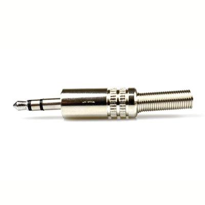 Plug P2 Stereo Evus Metal Com Mola Niquel Macho C-070