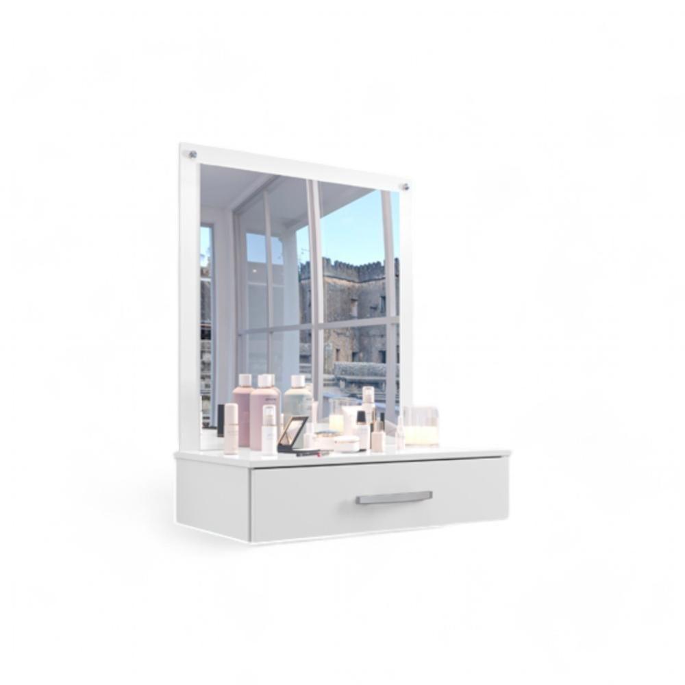 Penteadeira Moderna Elegante Floratta Branca - 3