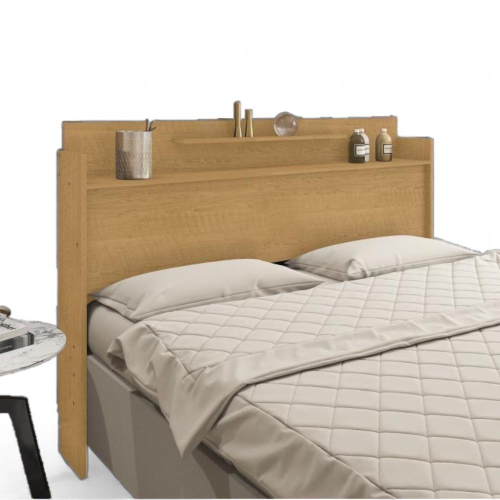 Cabeceira Com 02 Prateleiras Queen Selene Naturalle - 3