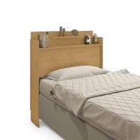 Cabeceira Com 02 Prateleiras Solteiro Selene Naturalle - 3