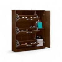 Sapateira Com 03 Gavetas E 01 Porta Randi Malbec - 3