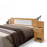 Cabeceira Ajustável Arabella Naturalle Com Capitonê Branco - 5