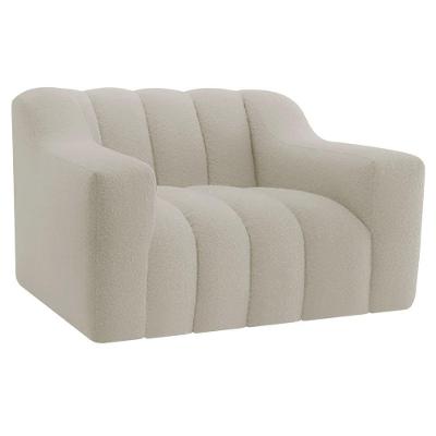 Kit 02 Poltronas Luxo Recepção Sala Elegance Linho Bege