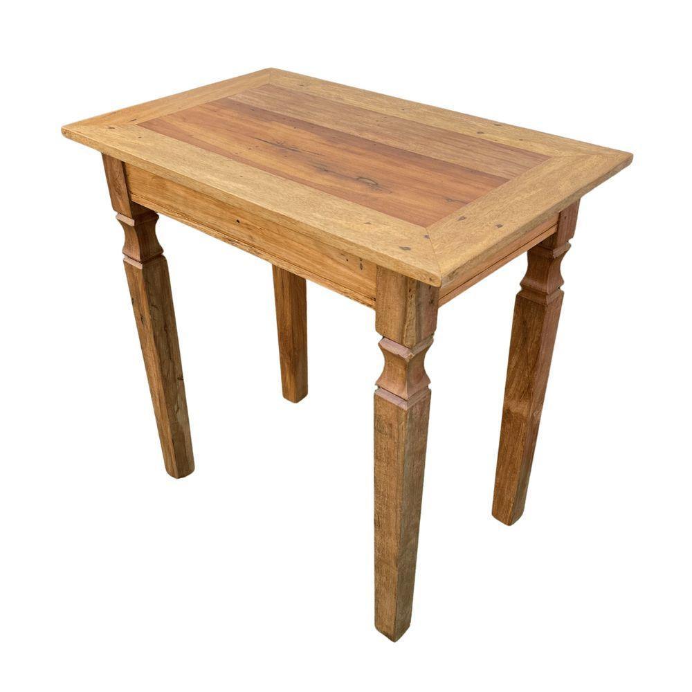 Mesa Madeira Maciça Rústica 80 X 50 Sudeste Rústico - 1