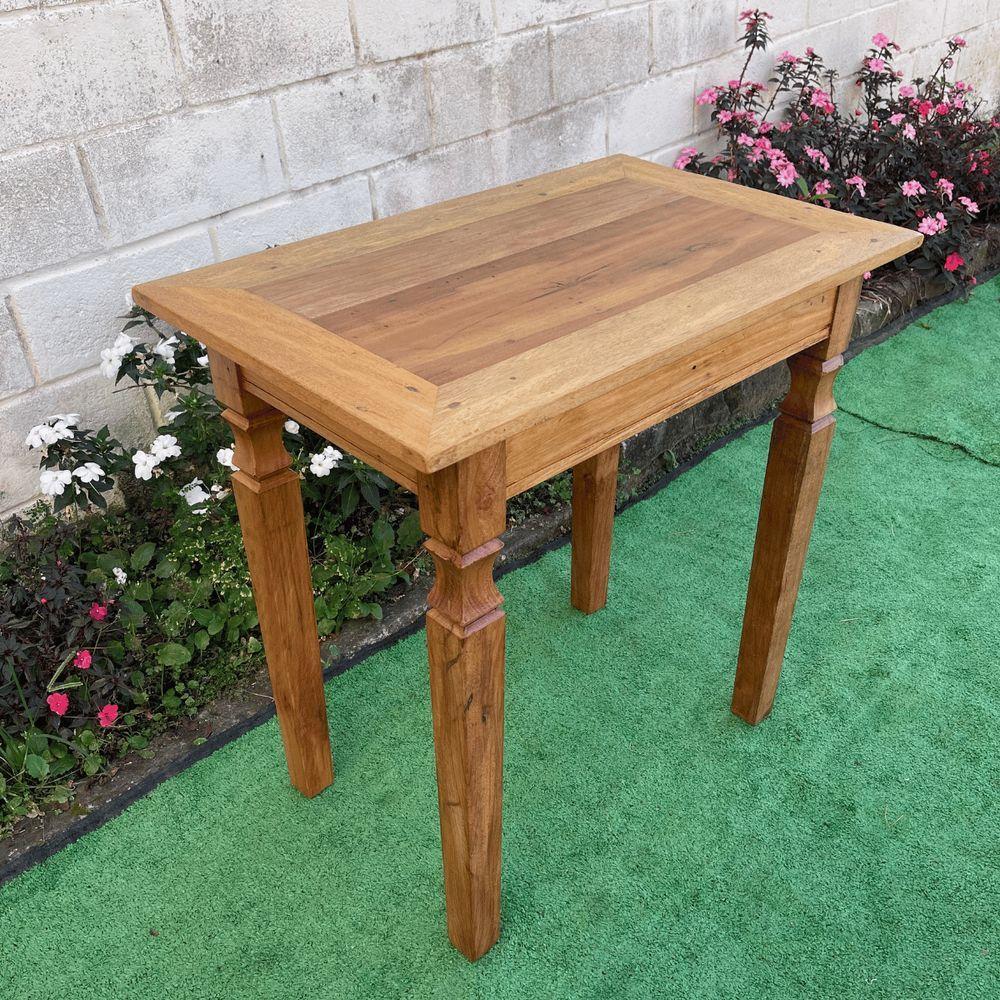 Mesa Madeira Maciça Rústica 80 X 50 Sudeste Rústico - 2