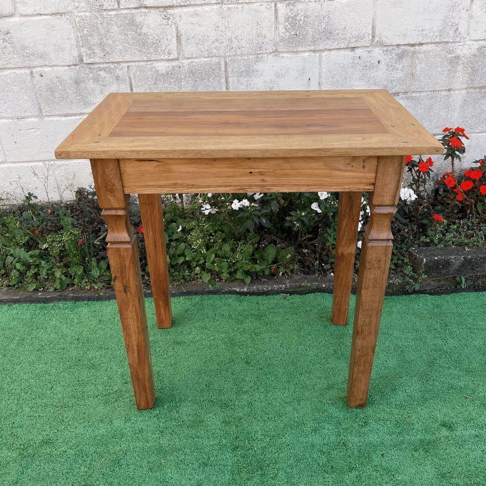 Mesa Madeira Maciça Rústica 80 X 50 Sudeste Rústico - 5