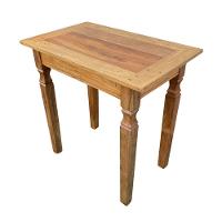 Mesa Madeira Maciça Rústica 80 X 50 Sudeste Rústico - 1