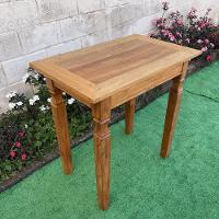 Mesa Madeira Maciça Rústica 80 X 50 Sudeste Rústico - 2