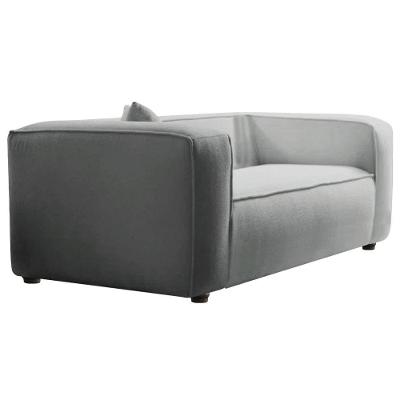 Poltrona Decorativa Cecília Bouclé Adj Decor Cinza