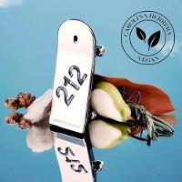 Kit Perfume 212 Heroes Edt Carolina Herrera Masculino 90ml + Gel De Banho 100ml - 3