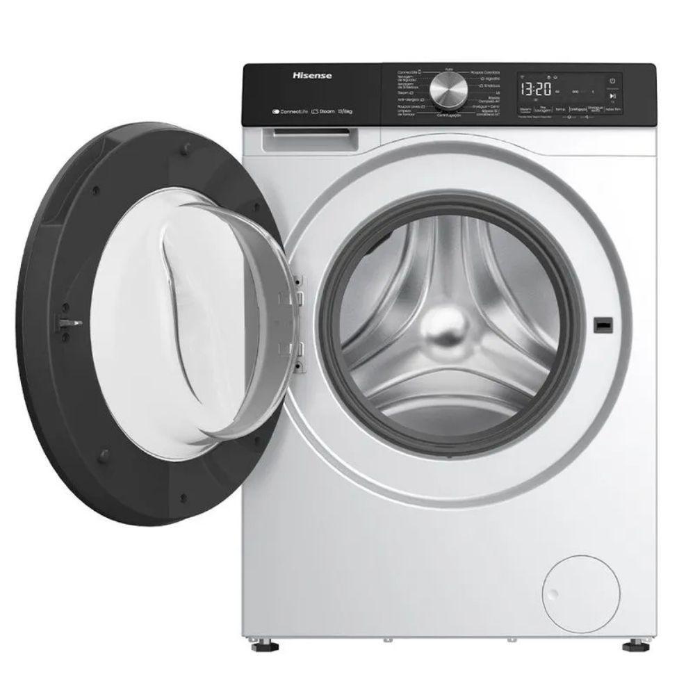 Lava E Seca 11kg Hisense Branca Com 11 Programas De Lavagem Steam Wi-Fi WD3S11 Branco 110V - 2