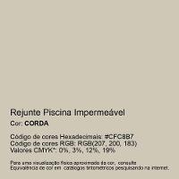 Rejunte Piscina Impermeável Cor Corda 1kg - 2