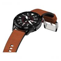 Smartwatch Philco Psw02pm Hit Wear 45mm 1,2 Preto Bluetoo Pulseira Marrom - 5