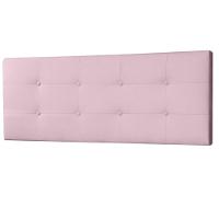 Cabeceira Painel Casal 1,40m Berlim Suede Rosa Bebê Sky Mobile - 1