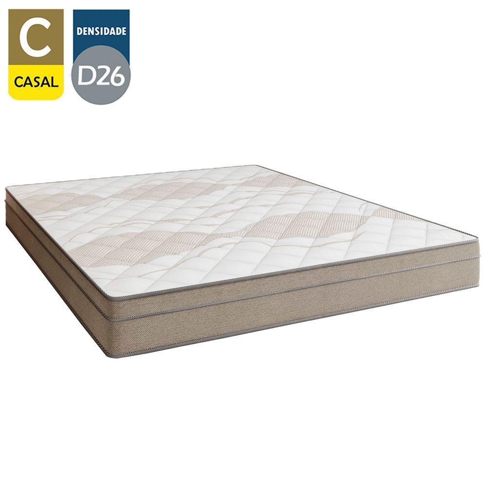 Cama Box Baú Casal Bipartido Suede + Colchão De Molas Ensacadas Portobel Ipanema 138x188x66cm Marrom - 7