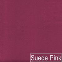 Kit Divã Luna 160cm Lado Direito E 02 Poltronas Base De Ferro Preto Suede Pink