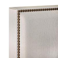 Cabeceira Box Casal King Com Tachas 195 Cm Linho Cru - 2