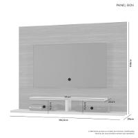 Painel Sion Com Prateleira 02 Nichos Para Tvs De Até 56'' Jcm Moveis - 3