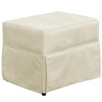 Poltrona E Puff Helena P02 Capitonê Suede Bege - 3