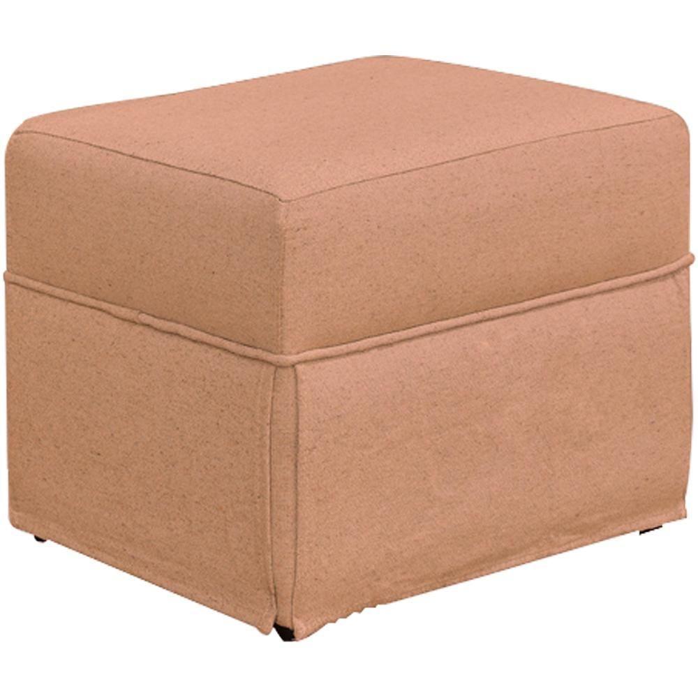 Poltrona E Puff Helena P02 Capitonê Linho Rosê - 5