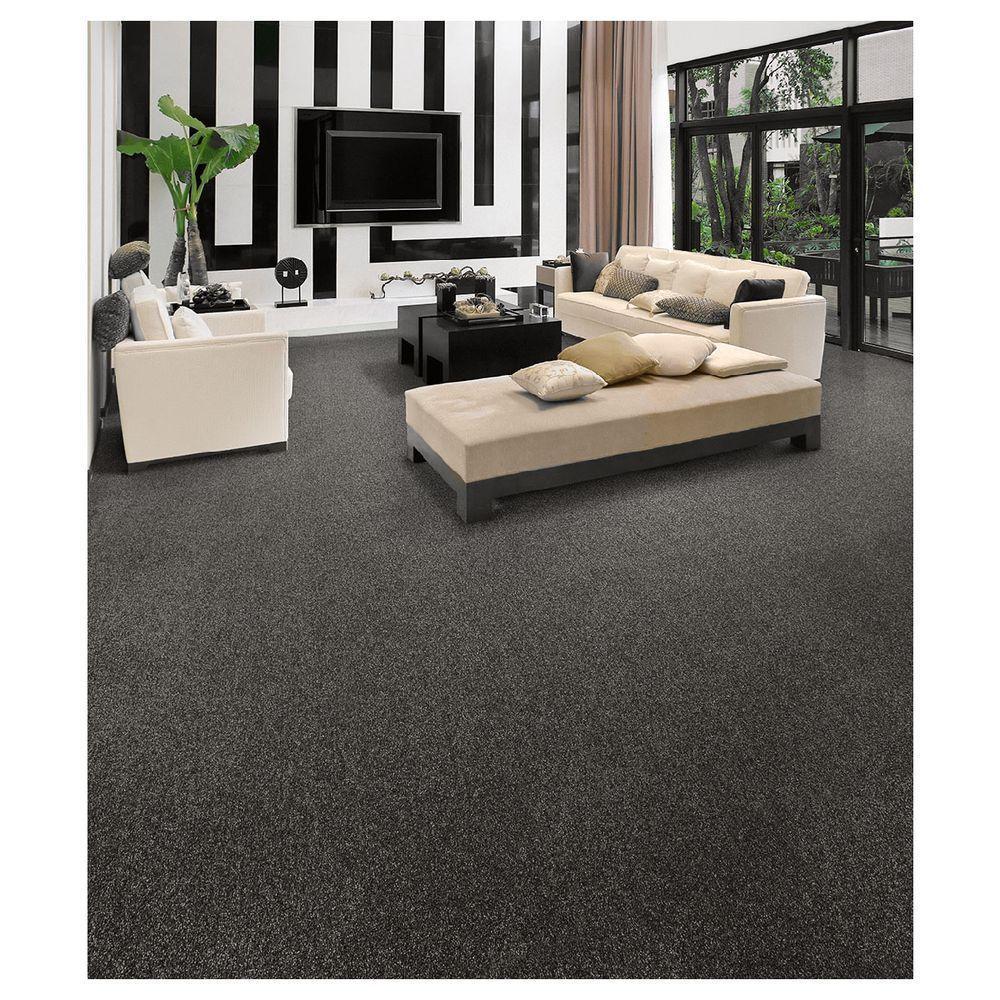 Carpete Forração Forro Alto Aveludado Resinado 2,00x4,00 Cinza - 4