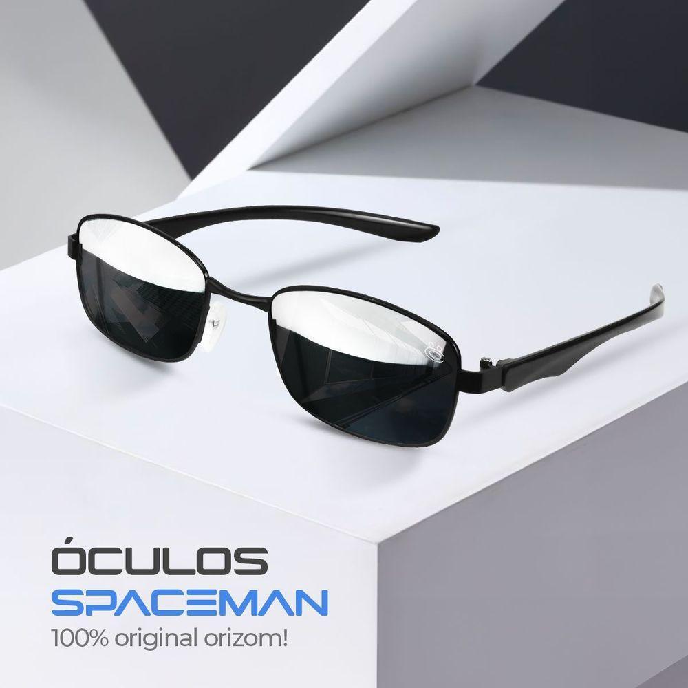 Óculos Sol Masculino Hype Trap Case Presente Lente Espelhada - 3