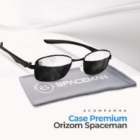 Óculos Sol Masculino Hype Trap Case Presente Lente Espelhada - 5