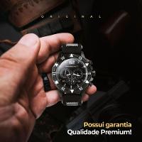 Cordão Prata Grumet Relogio Masculino Aço Inox Pulseira - 2
