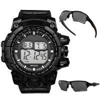 Relogio Masculino Digital Prova Dagua Oculos Proteção Uv